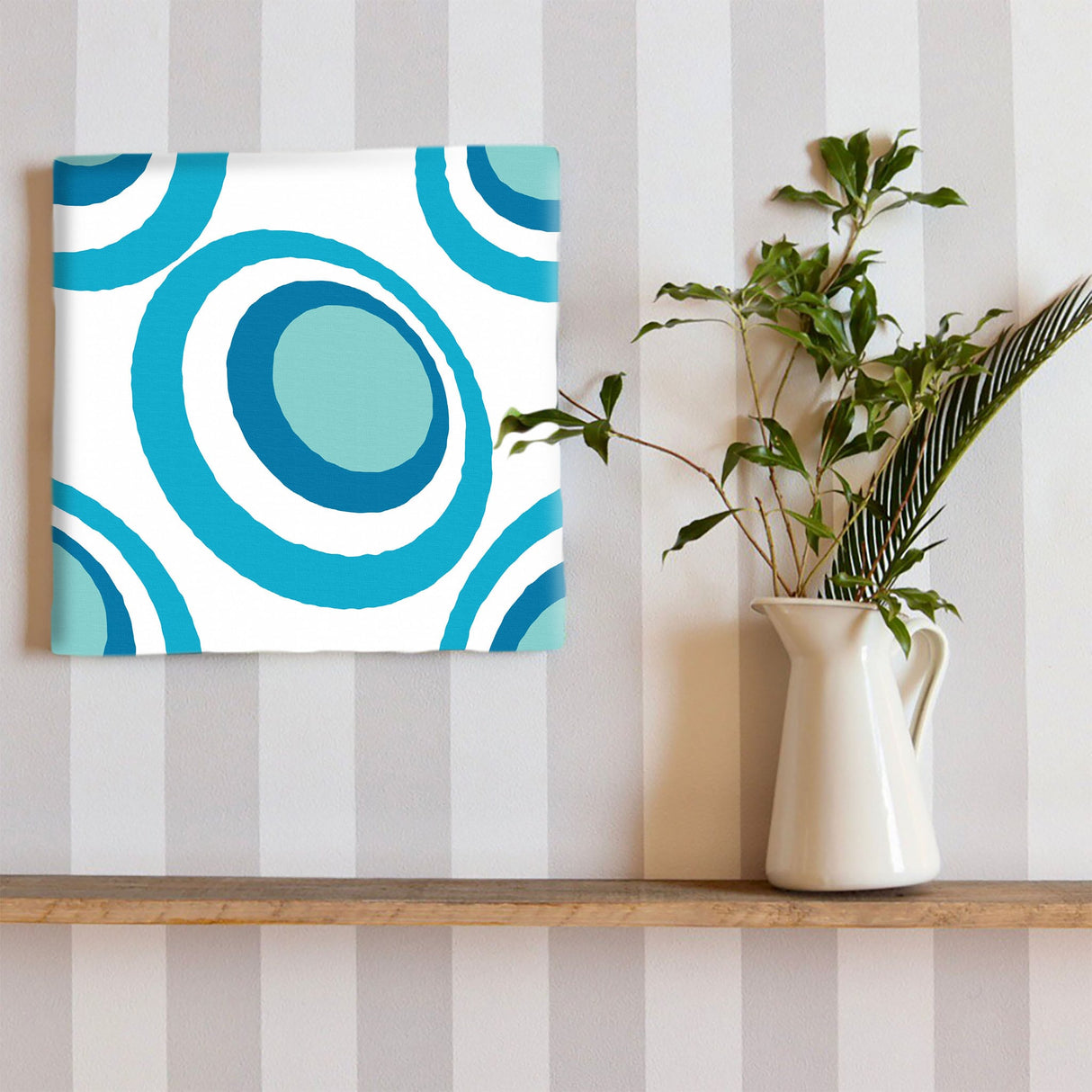 Modern design, blue interior accessory photo wall hanging pat-0161