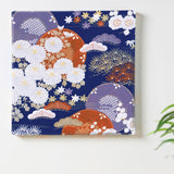 Japanese pattern fabric panel photo art pat-0188