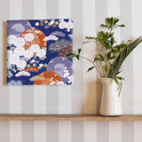 Japanese pattern fabric panel photo art pat-0188