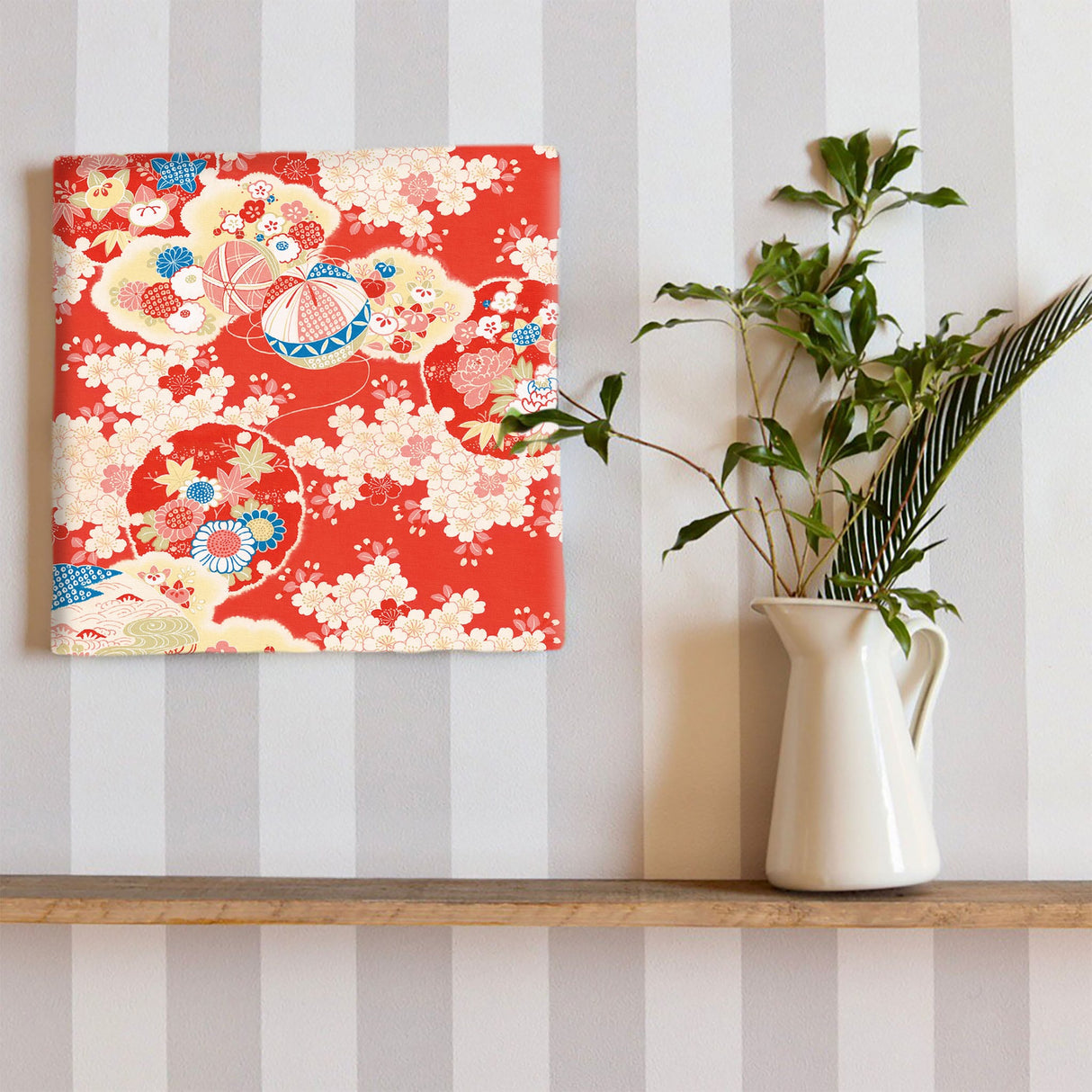 Kimono pattern art panel photo wall hanging pat-0189