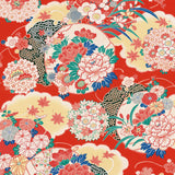 Traditional Japanese pattern fabric panel wall art pat-0192