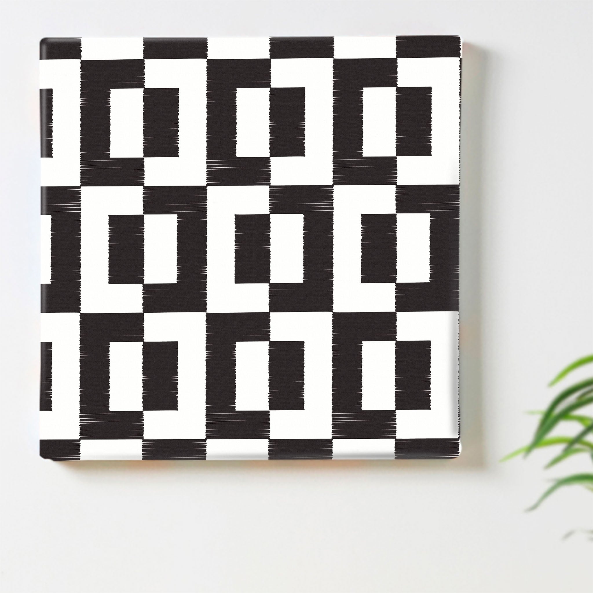 幾何学模様のファブリックパネル インテリア 雑貨 アート シンプル