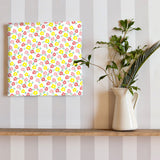 Fabric panel with a Scandinavian feel, interior goods, art, floral pattern, simple, pat-1702-012