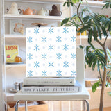 Scandinavian-style wall decor, interior goods, art, snowflakes, simple, pat-1702-017