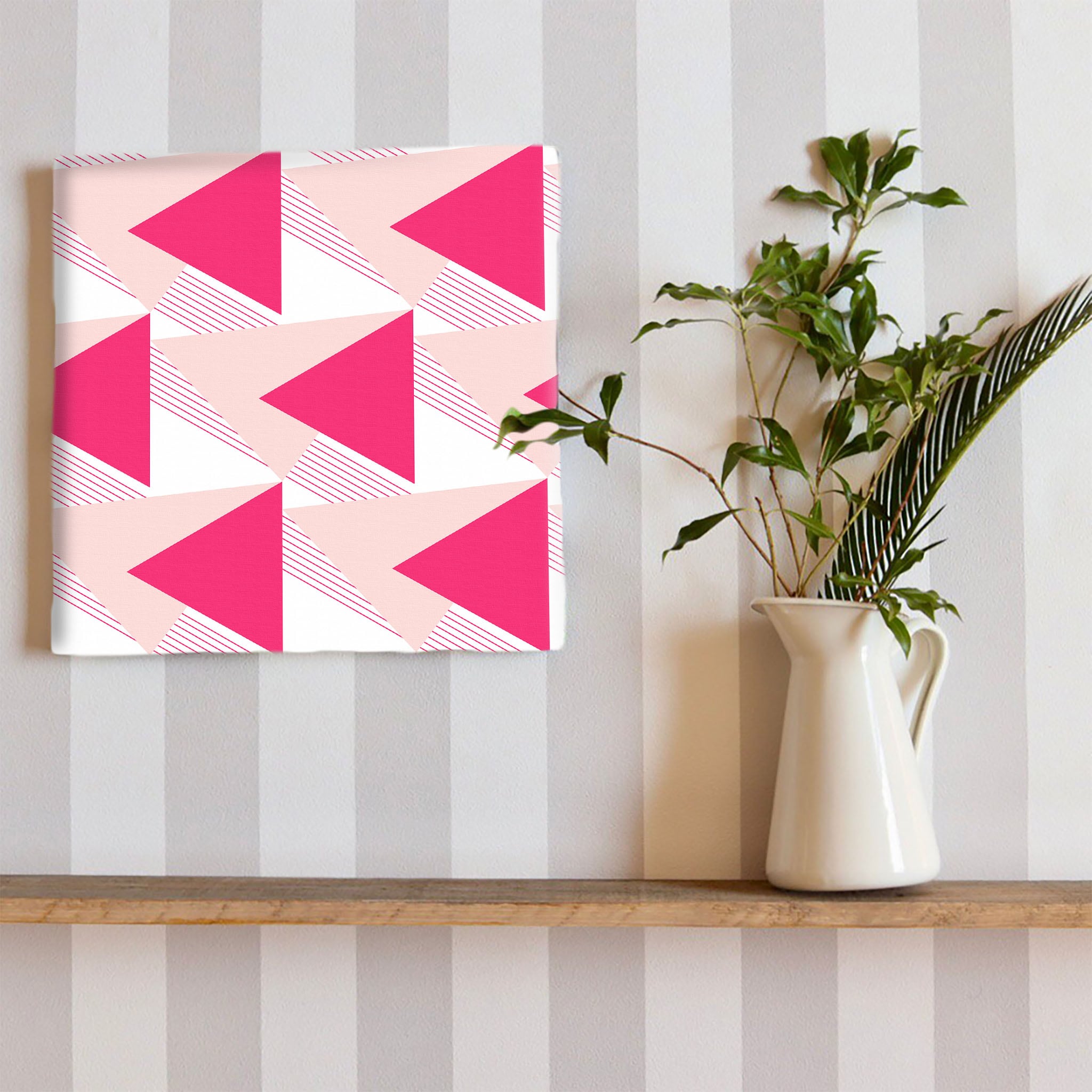 幾何学模様のウォールデコ インテリア雑貨 アートパネル キャンバス