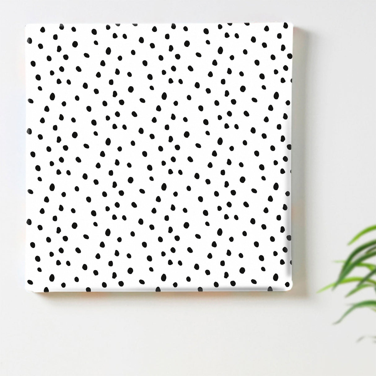 Polka dot wall decor interior goods art panel canvas patt-1803-042