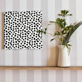 Dot pattern fabric panel Interior goods Art panel Canvas patt-1803-043