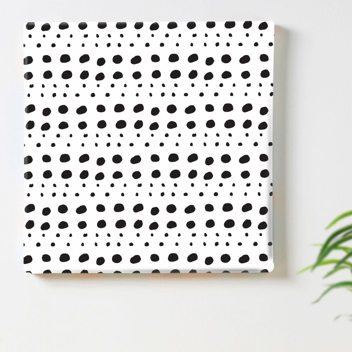 Dot pattern fabric board Interior goods Art panel Canvas patt-1803-047