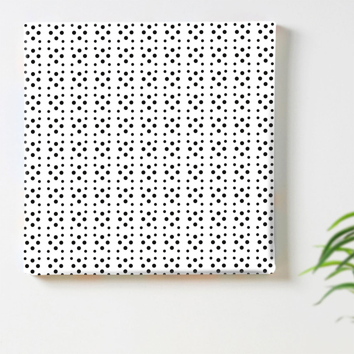 Dot pattern fabric panel Interior goods Art panel Canvas patt-1803-059