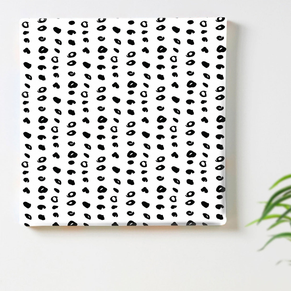 Dot pattern fabric panel Interior goods Art panel Canvas patt-1803-063