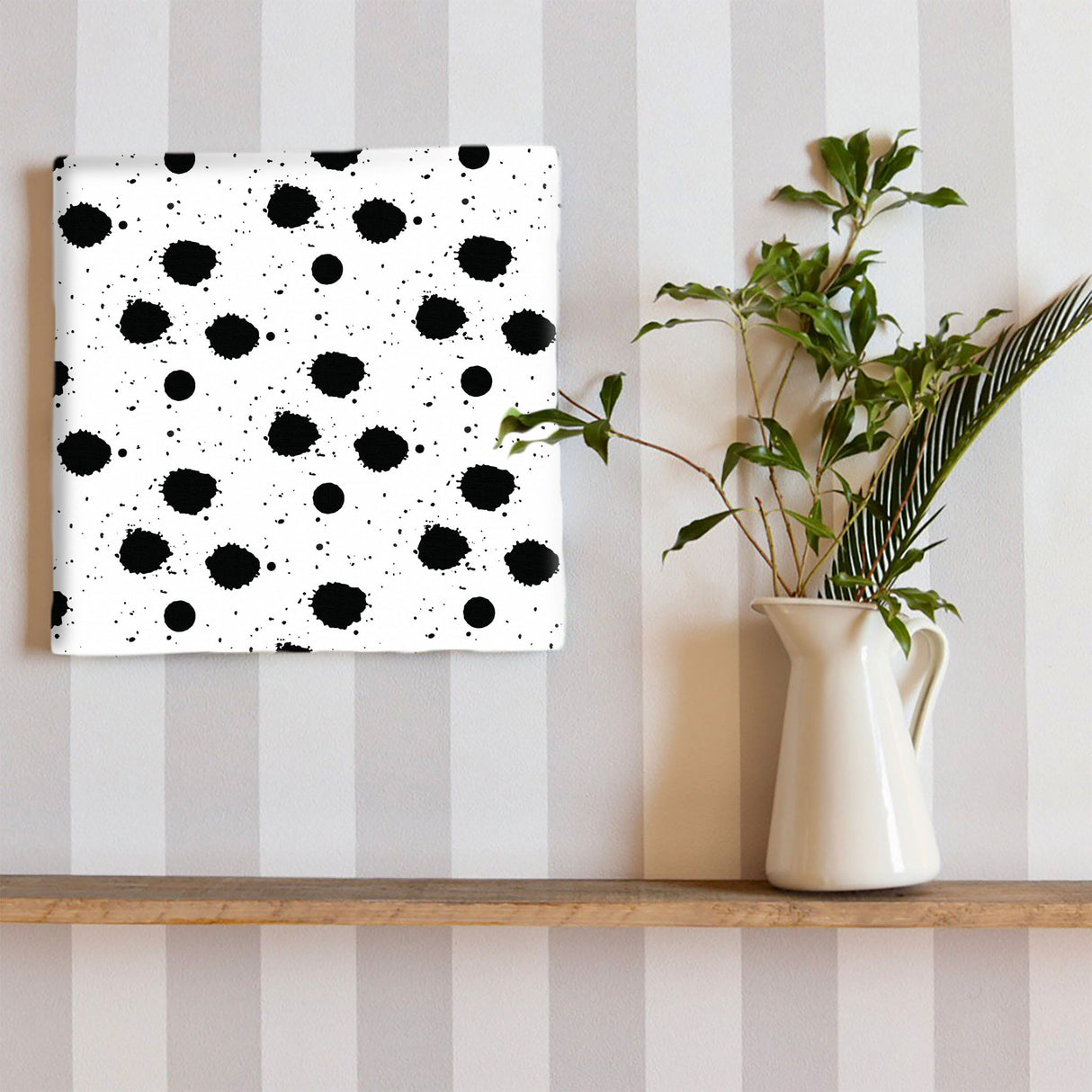 Dot pattern art panel Interior goods Art panel Canvas patt-1803-065