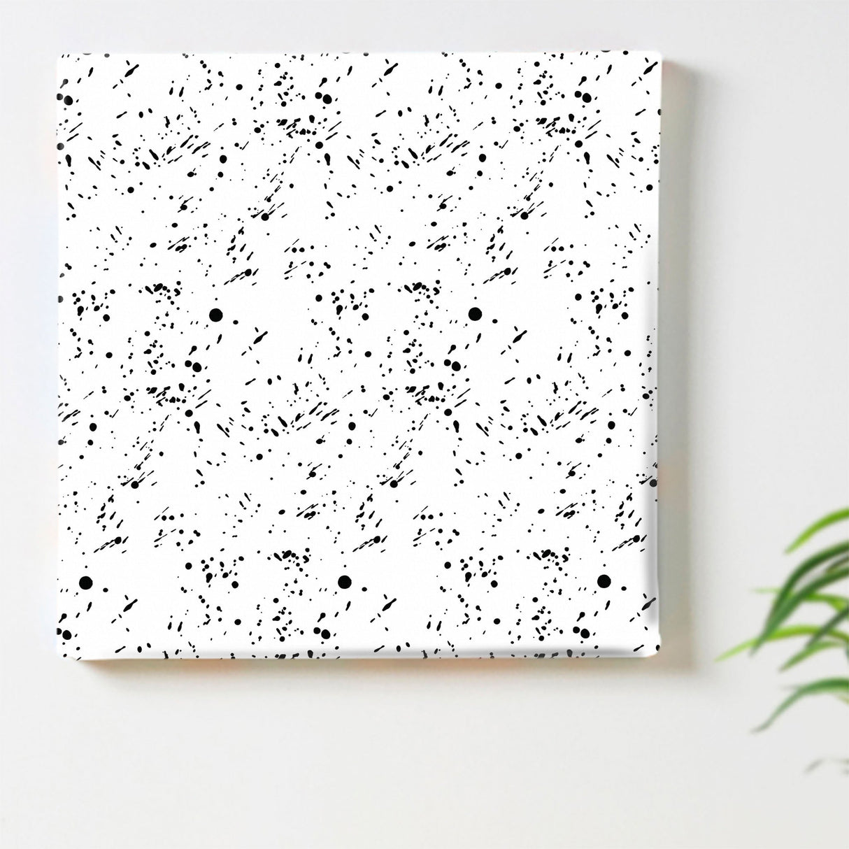 Polka dot wall decor interior goods art panel canvas patt-1803-069