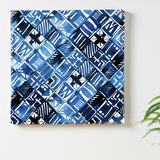 Geometric pattern fabric panel Interior goods Art panel Canvas patt-1803-150