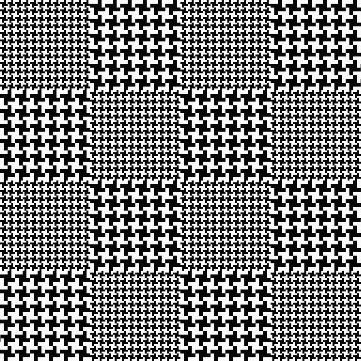 Houndstooth Wall Decor Interior Goods Art Panel Canvas Geometric Pattern patt-2112-001