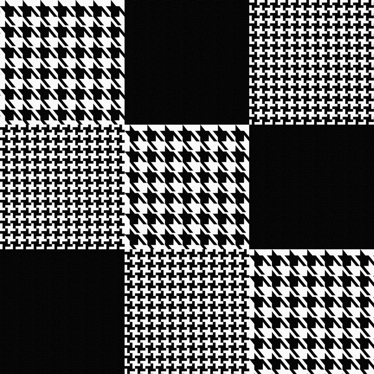 Houndstooth fabric panel Interior goods Art panel Canvas Geometric pattern patt-2112-002