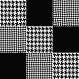 Houndstooth fabric panel Interior goods Art panel Canvas Geometric pattern patt-2112-002