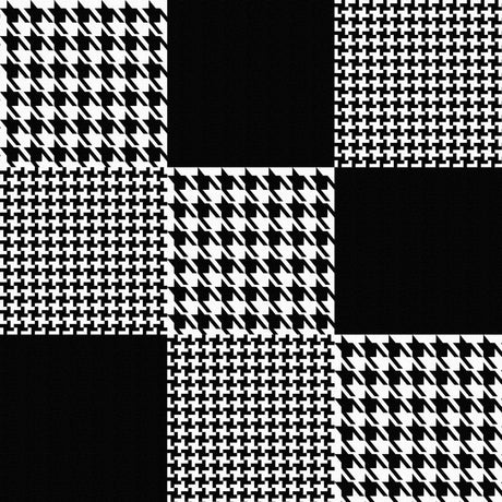 千鳥格子のファブリックパネル インテリア雑貨 アートパネル キャンバス 幾何学模様  patt-2112-002