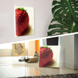 Strawberry fabric panel interior goods pho-0010