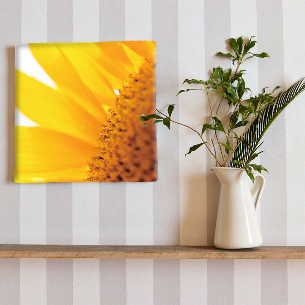 Sunflower fabric panel art miscellaneous goods pho-0011