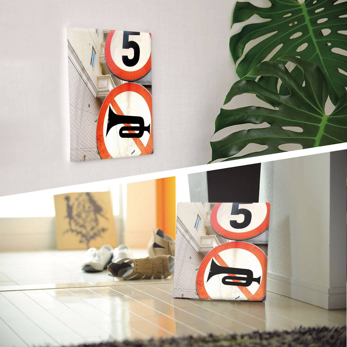 Sign motif interior accessory Photo wall hanging pho-0018