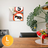 Sign motif interior accessory Photo wall hanging pho-0018