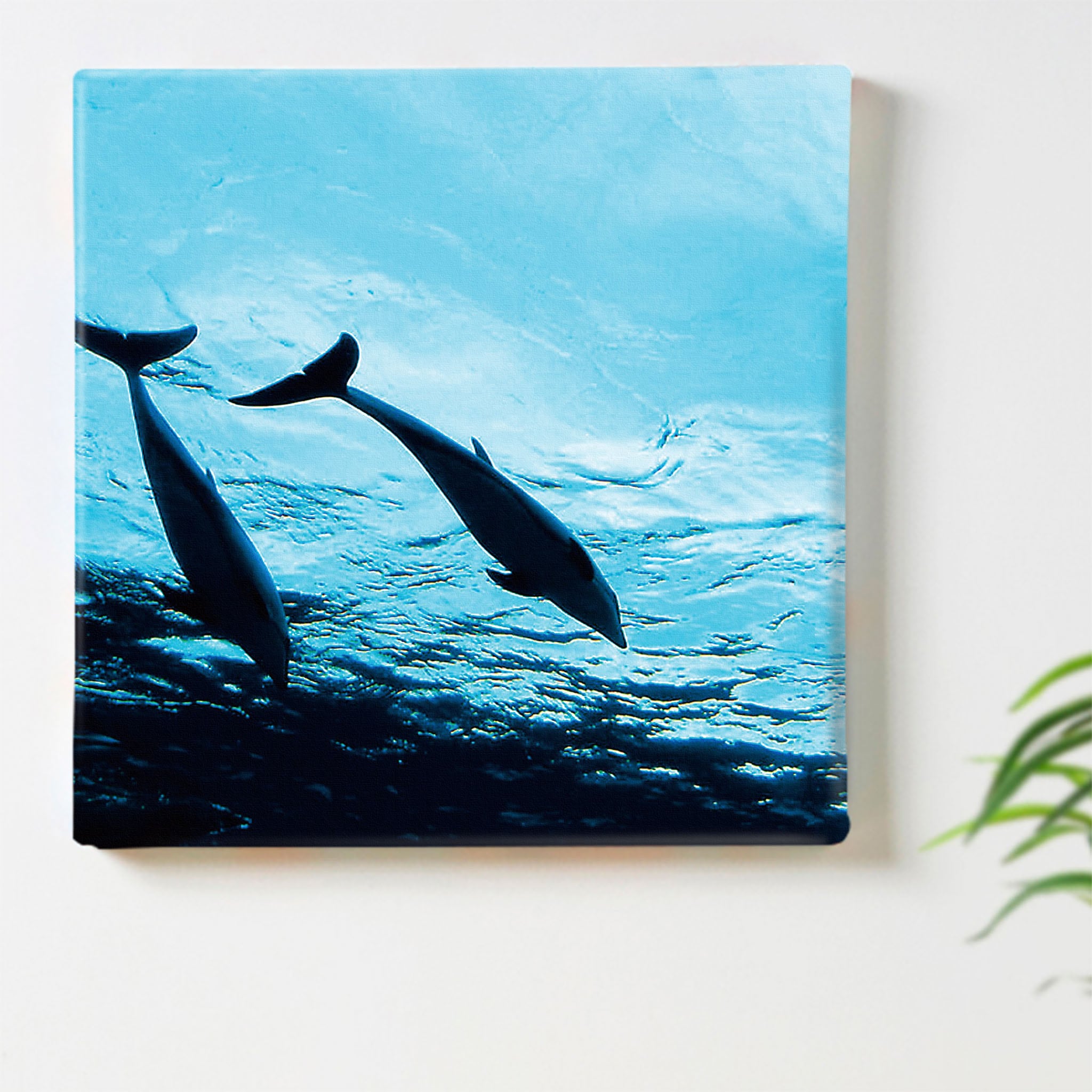 インテリアアート イルカ絵画 大型ラッセン美術品 ポスター DOLPHIN
