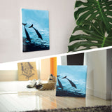 Fabric panel for wall decoration | Dolphin Art Goods pho-0031