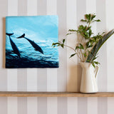 Fabric panel for wall decoration | Dolphin Art Goods pho-0031