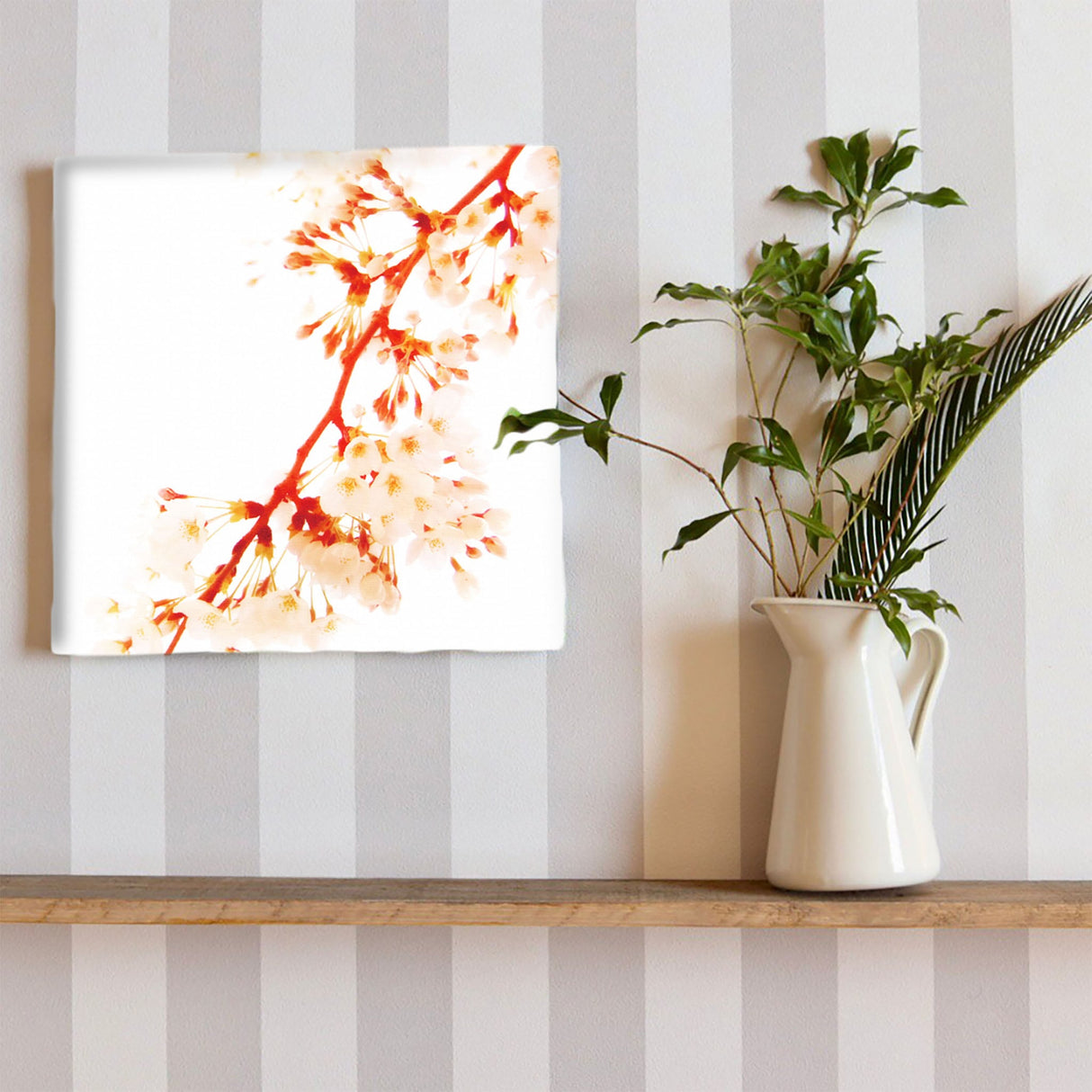 Fabric panel for wall decoration | Sakura poster art pho-0045