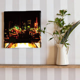 Art panel using night view photos Wall hanging art pho-0051