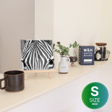 Zebra-themed fabric panel wall art pho-0060