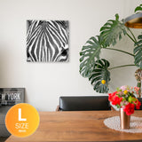 Zebra-themed fabric panel wall art pho-0060