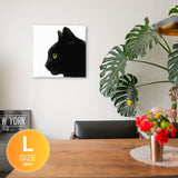 Black cat art board, accessories, interior