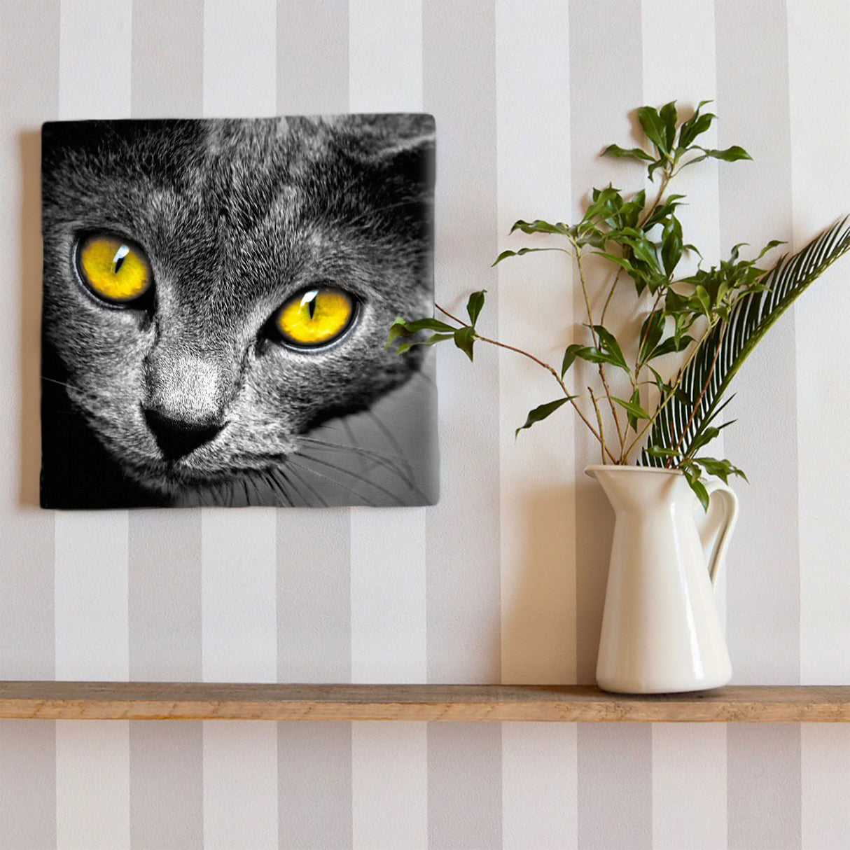 Cat interior accessories Fabric art