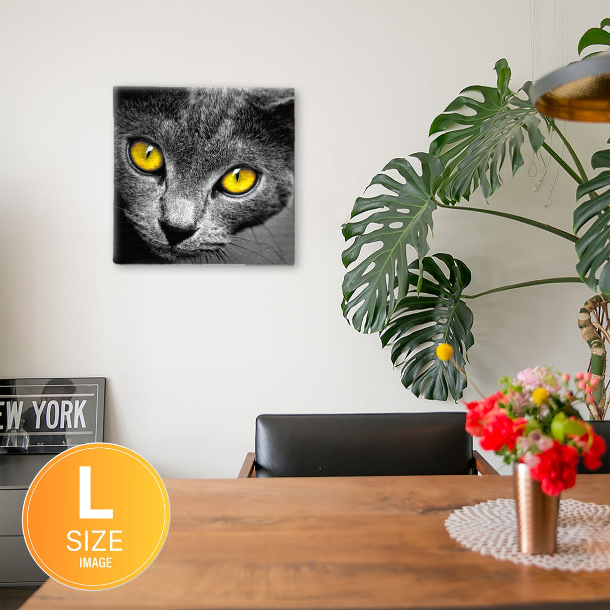 Cat interior accessories Fabric art