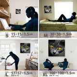 Cat interior accessories Fabric art