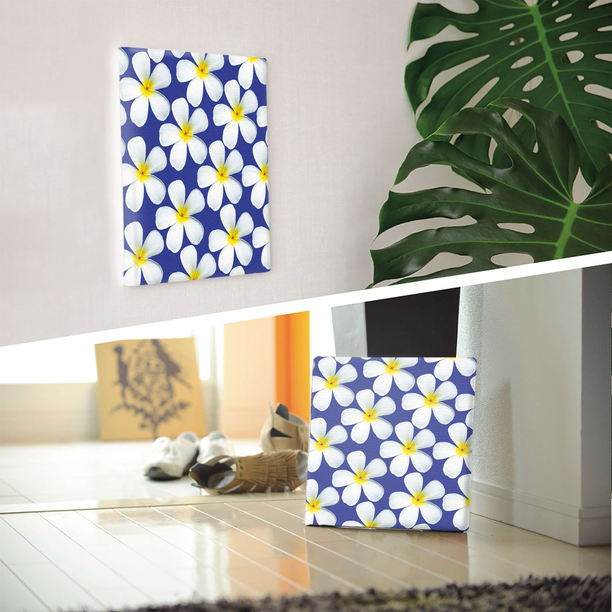 Flower art panel Interior goods Art Simple modern pho-0107