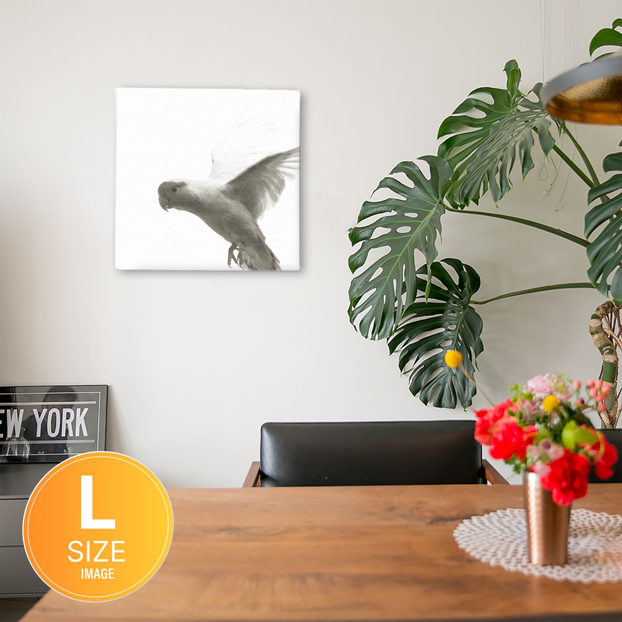 鳥のファブリックボード インテリア 雑貨 アート シンプルモダン pho