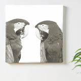 Bird fabric panel Interior goods Art Simple modern pho-0110