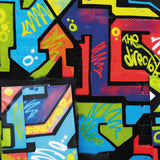 Graffiti fabric panel Interior goods Art panel Canvas poht-1805-07