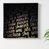 Typography wall art Interior goods Art panel Canvas poht-1805-18