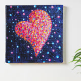 Heart Fabric Panel Interior Goods Art Panel Canvas poht-1805-26