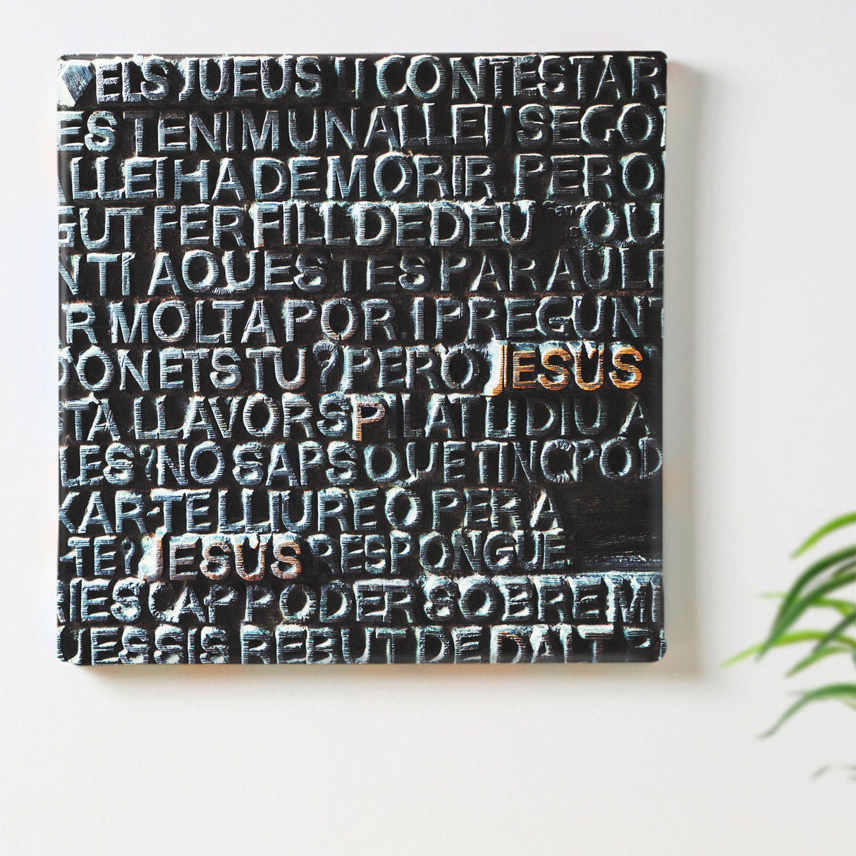 Typography art panel Interior goods Art panel Canvas poht-1805-28