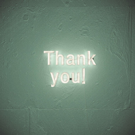 Thank you Fabric Panel Interior Goods Art Panel Canvas poht-1805-39