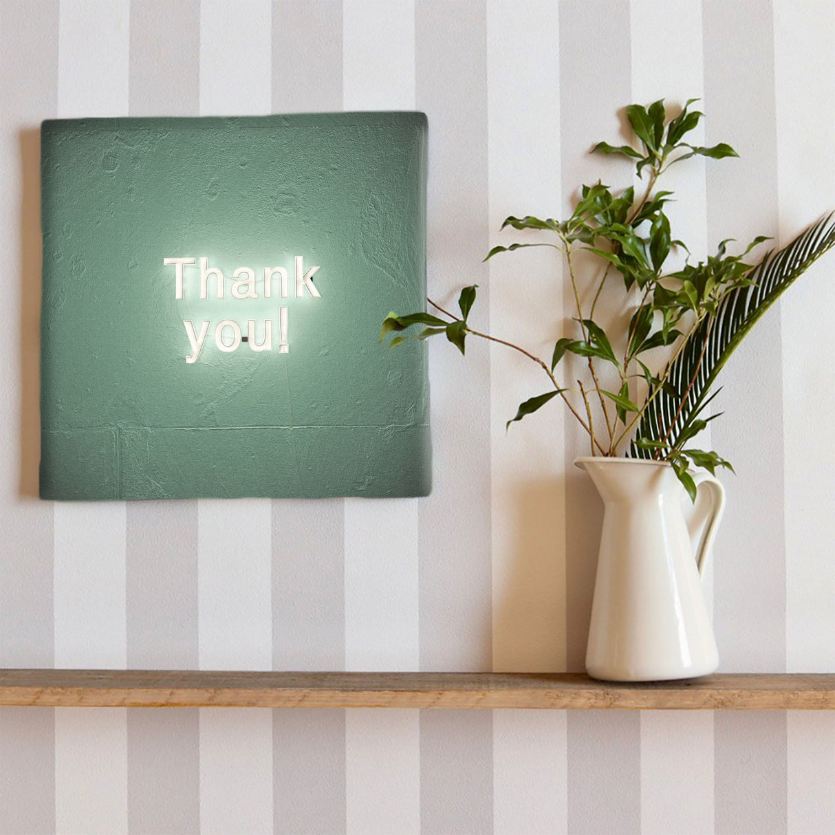 Thank you Fabric Panel Interior Goods Art Panel Canvas poht-1805-39