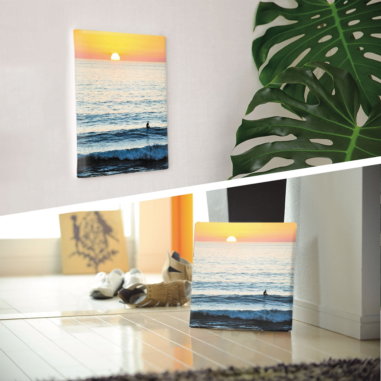 Surf fabric panel interior goods art panel canvas poht-1805-47