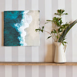 Ocean wall art, interior goods, art panel, canvas, blue, poht-2111-06