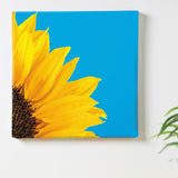 Flower Art Panel Interior Goods Art Panel Canvas Sunflower Blue poht-2205-07