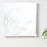 Flower Fabric Board Interior Goods Art Panel Canvas White poht-2205-08