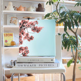 花のアートパネル インテリア雑貨 アートパネル キャンバス ピンク ブルー poht-2205-09